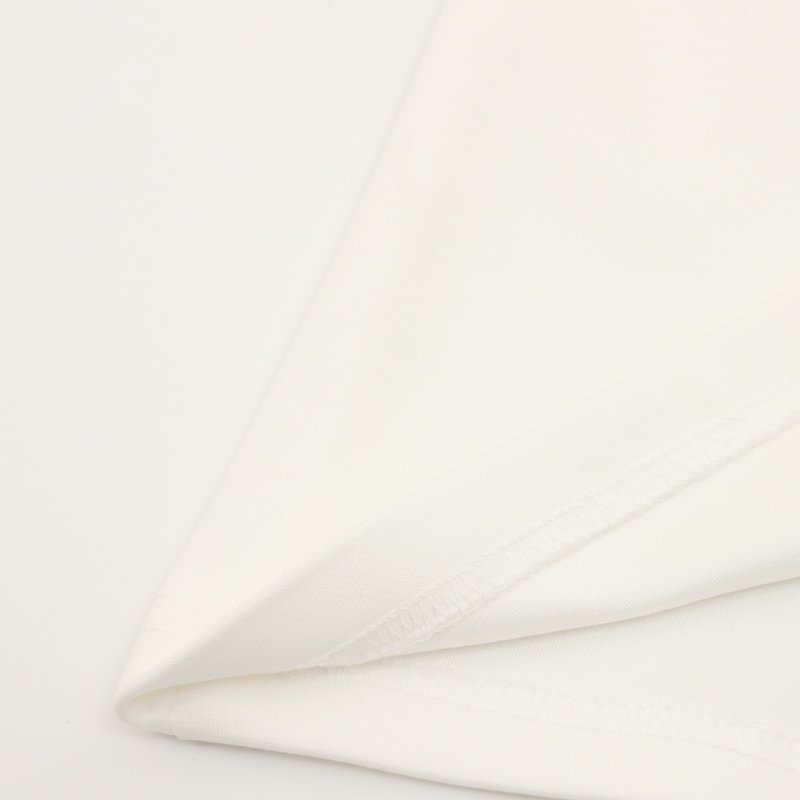 Cream Long Sleeve Henley T-Shirt view