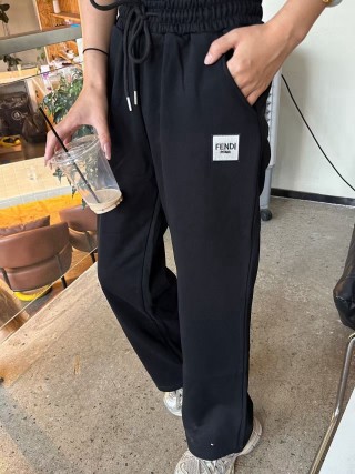 Fendi Roma Black Joggers