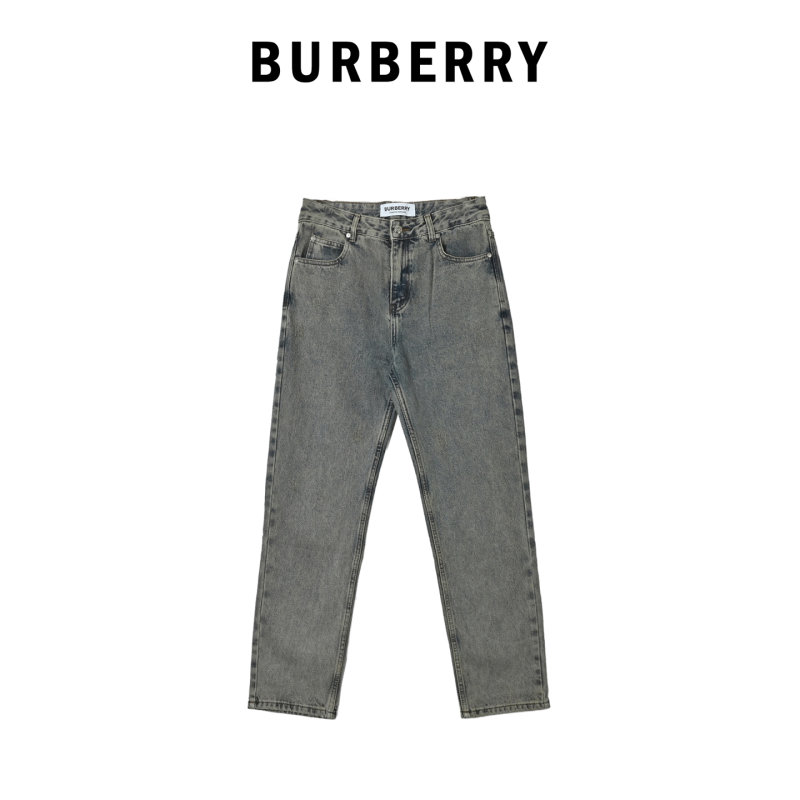 Light Blue Distressed Straight Leg Jeans view