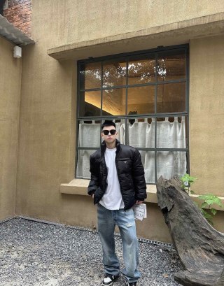 Prada Black Quilted Down Jacket view 4