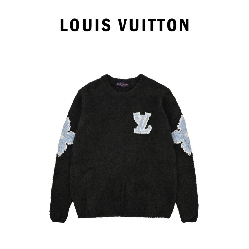 Louis Vuitton LV Monogram Charcoal Knit Sweater view