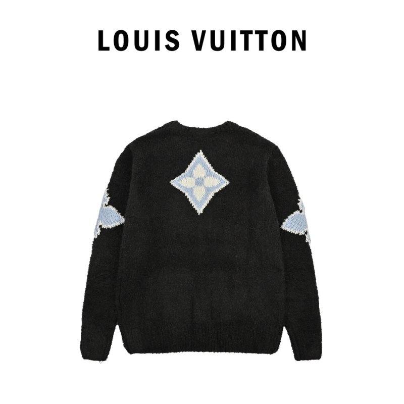Louis Vuitton LV Monogram Charcoal Knit Sweater view
