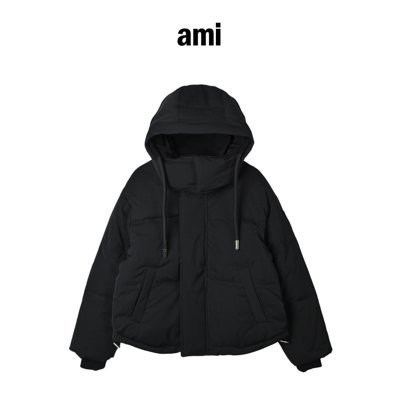 Black Oversized Puffer Down Jacket view