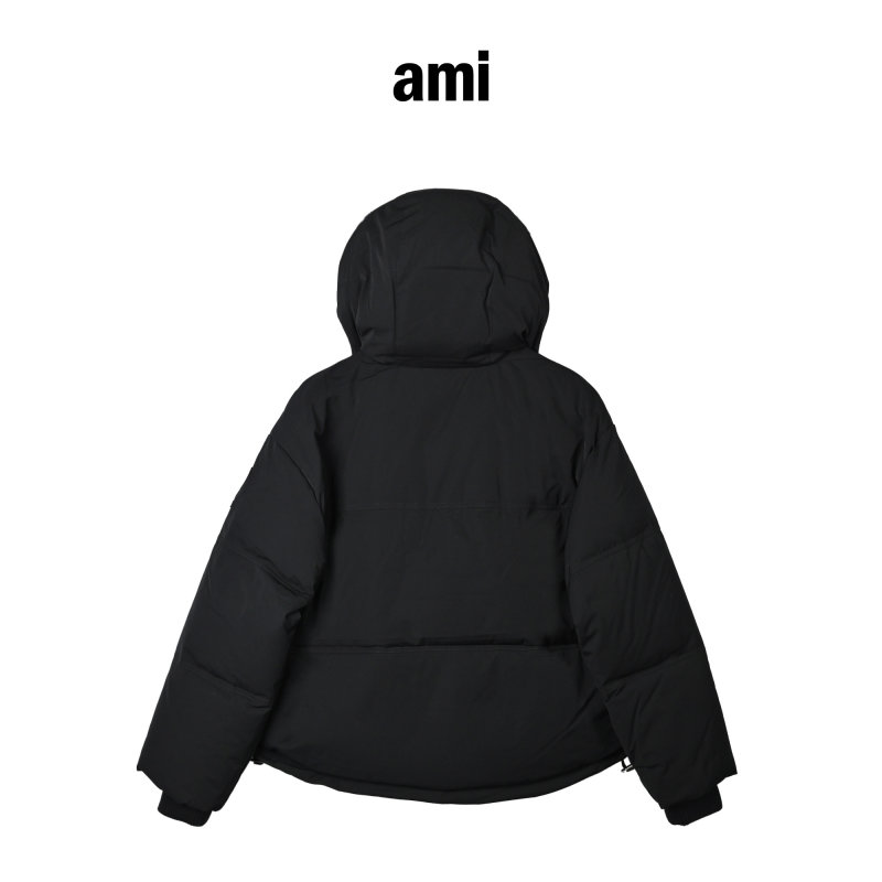 Black Oversized Puffer Down Jacket view