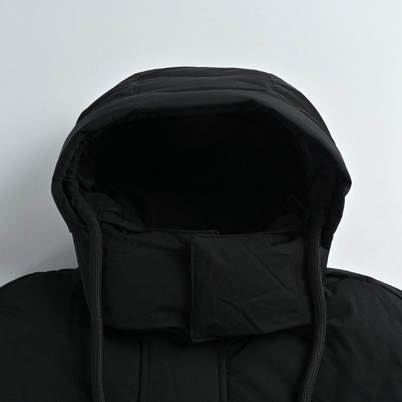 Black Oversized Puffer Down Jacket view