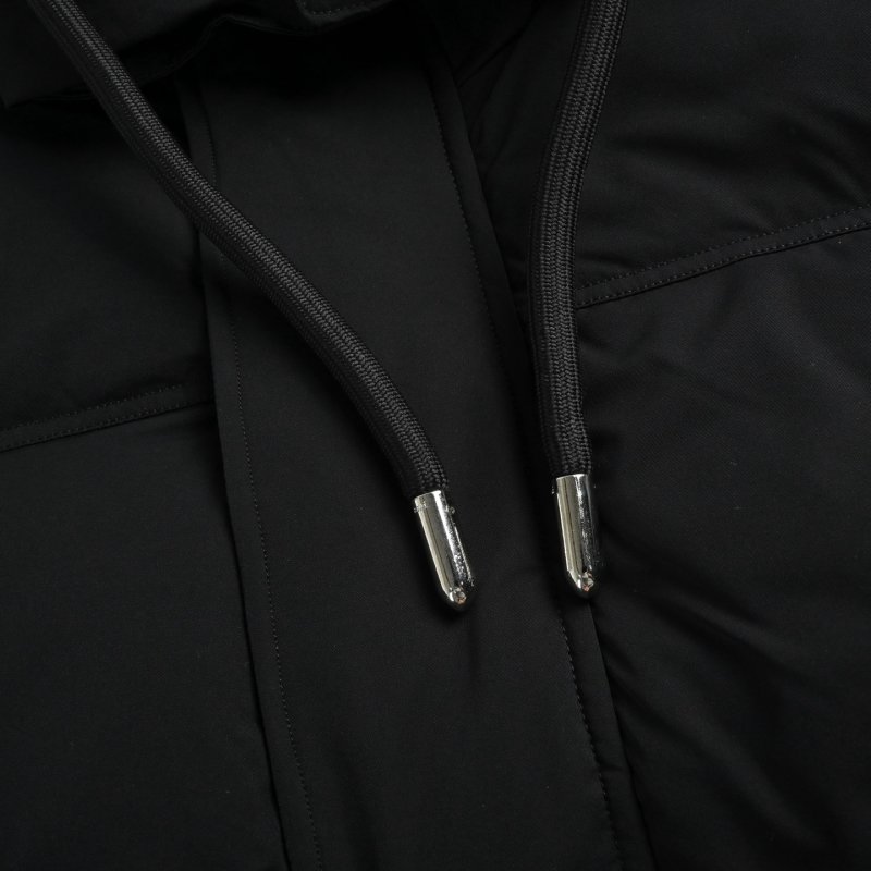 Black Oversized Puffer Down Jacket view