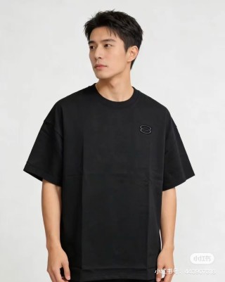 Essentials Black Short Sleeve T-Shirt view 3