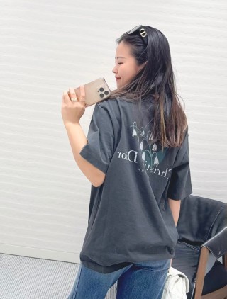 Christian Dior Black Logo T-Shirt view 5