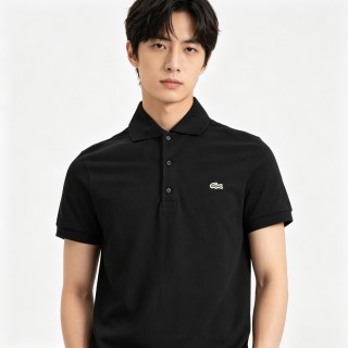 Lacoste Women's Classic Black Polo Shirt view 3