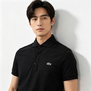 Lacoste Women's Classic Black Polo Shirt view 5