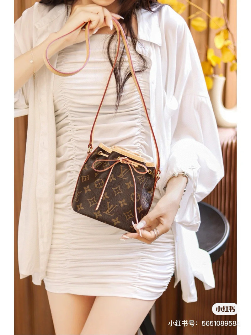 Louis Vuitton Monogram Bucket Bag Brown view