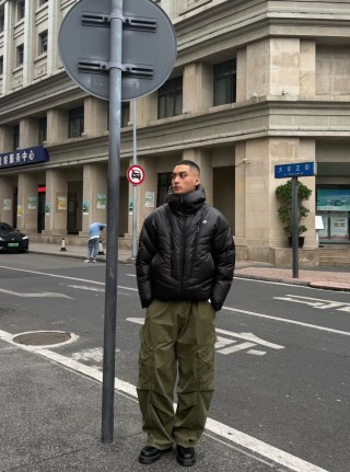 The North Face Black Puffer Jacket view 3