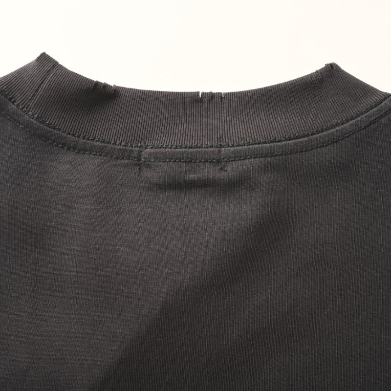 Oversized Charcoal Graphic Print Short Sleeve T-Shirt view