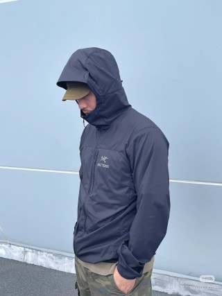 Arc'teryx Navy Windbreaker Jacket view 2