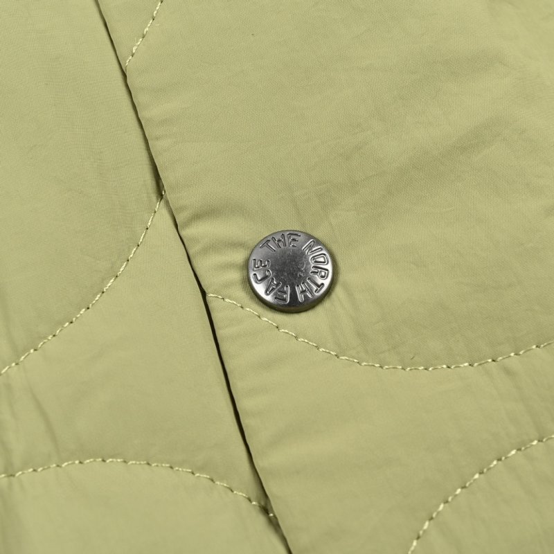 Oversized Quilted Puffer Jacket - Sage Green view