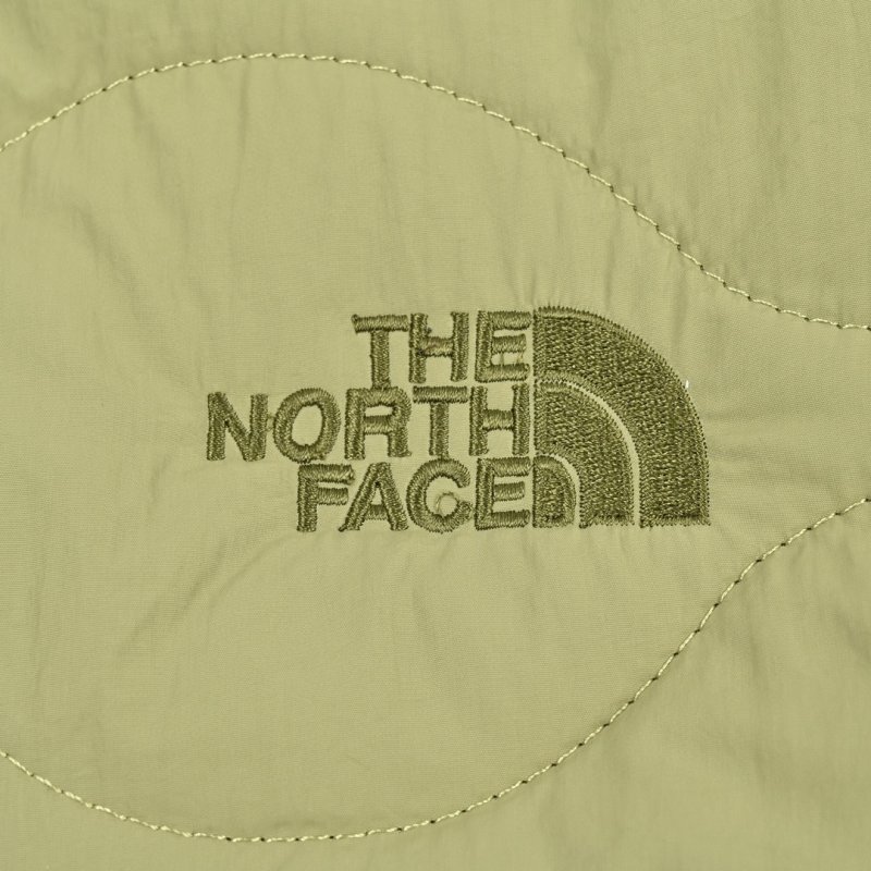 Oversized Quilted Puffer Jacket - Sage Green view