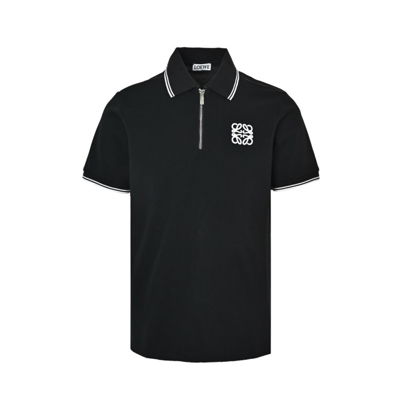 Loewe Anagram Logo Polo Shirt Black view