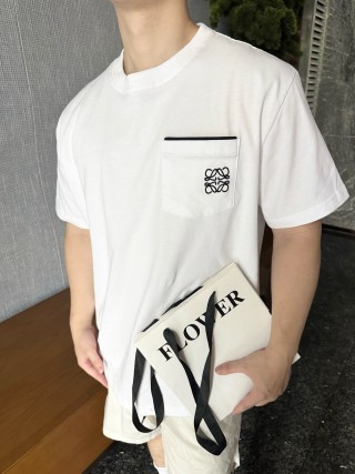 Loewe Anagram Logo White Short Sleeve T-Shirt view 2