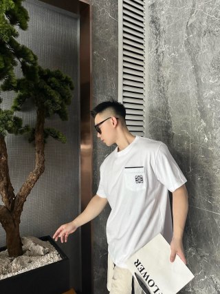 Loewe Anagram Logo White Short Sleeve T-Shirt view 5