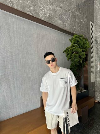 Loewe Anagram Logo White Short Sleeve T-Shirt view 7