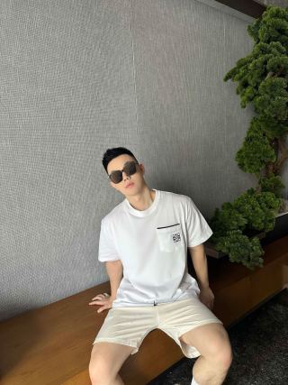 Loewe Anagram Logo White Short Sleeve T-Shirt view 8