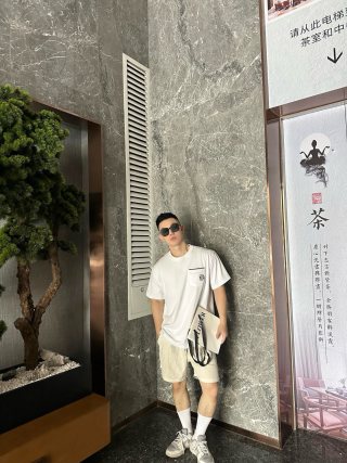 Loewe Anagram Logo White Short Sleeve T-Shirt view 9