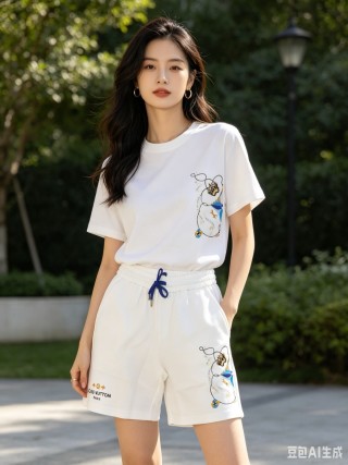 Louis Vuitton Monogram Shorts White view 7