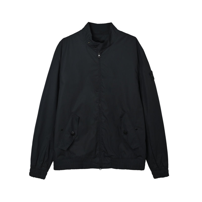 Stone Island Black Nylon Overshirt Jacket view