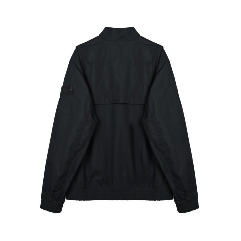 Stone Island Black Nylon Overshirt Jacket view