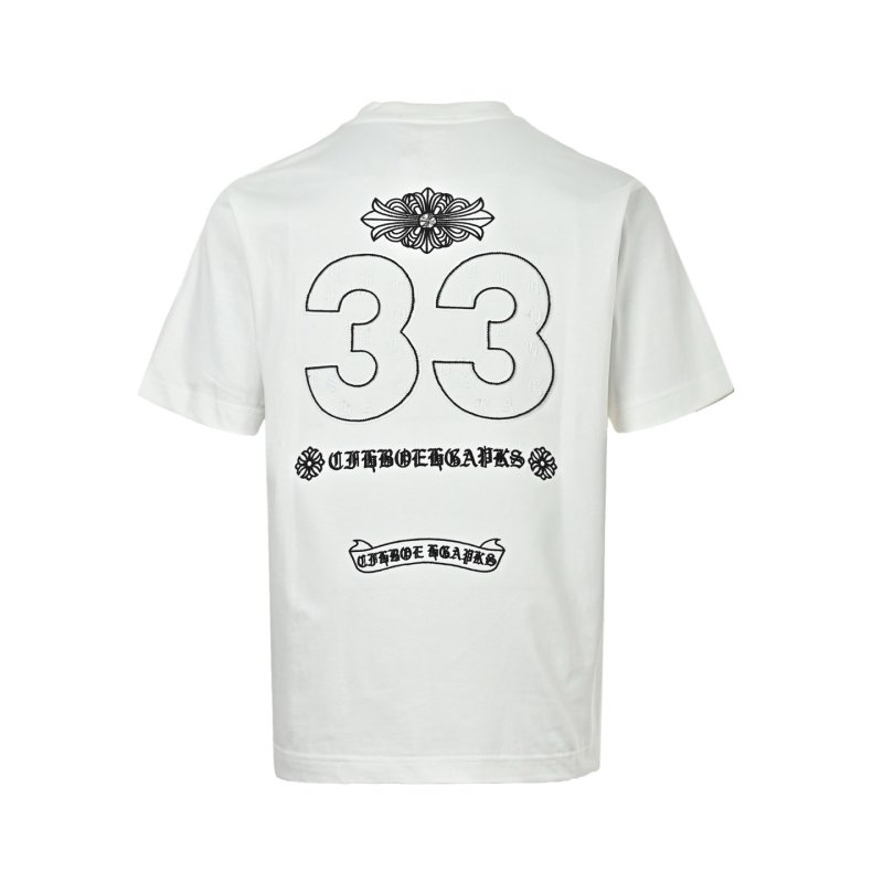 Chrome Hearts White Graphic Logo T-Shirt view