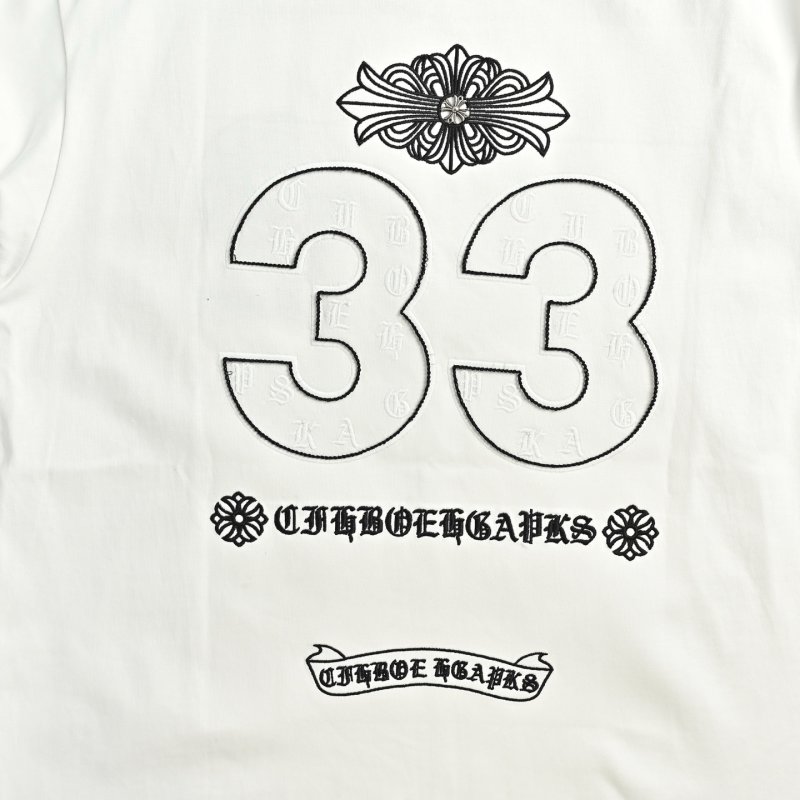 Chrome Hearts White Graphic Logo T-Shirt view