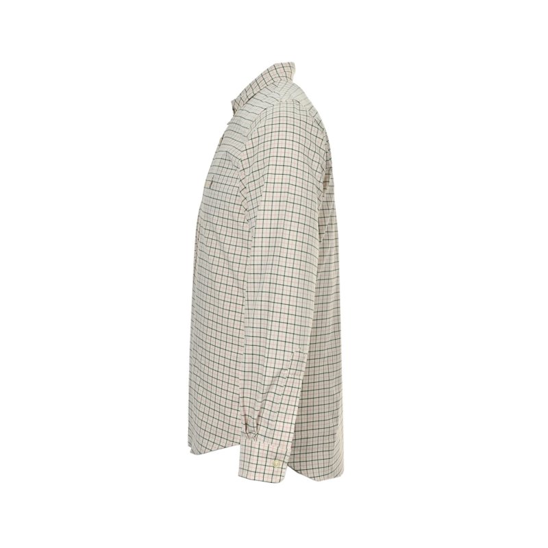 Ralph Lauren White Grid Check Long Sleeve Shirt view