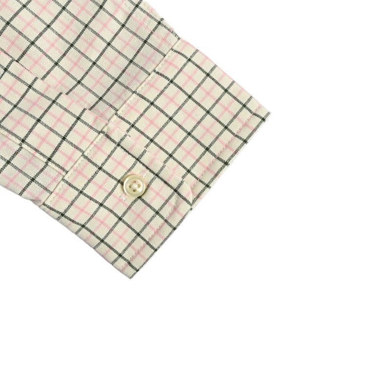 Ralph Lauren White Grid Check Long Sleeve Shirt view