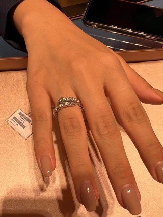 Bvlgari Serpenti Diamond Ring Silver view 7