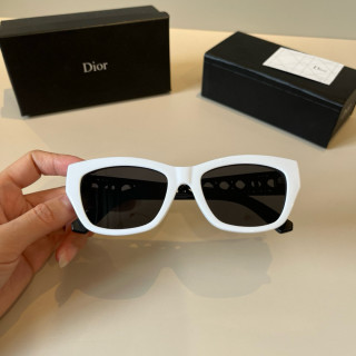 Dior White & Black Oval Sunglasses view 5
