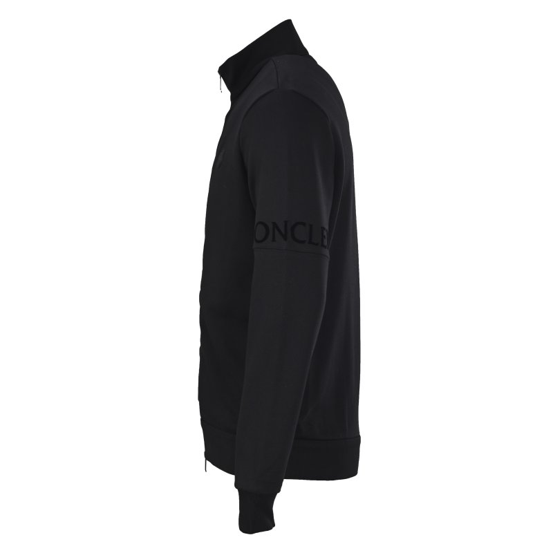 Moncler Black Zip-Up Fleece Jacket view