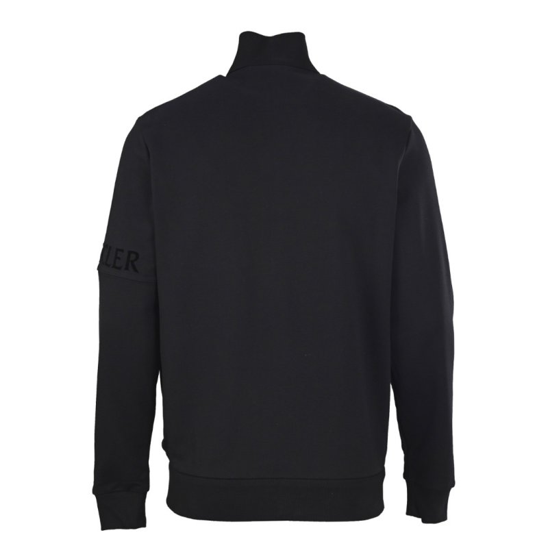 Moncler Black Zip-Up Fleece Jacket view
