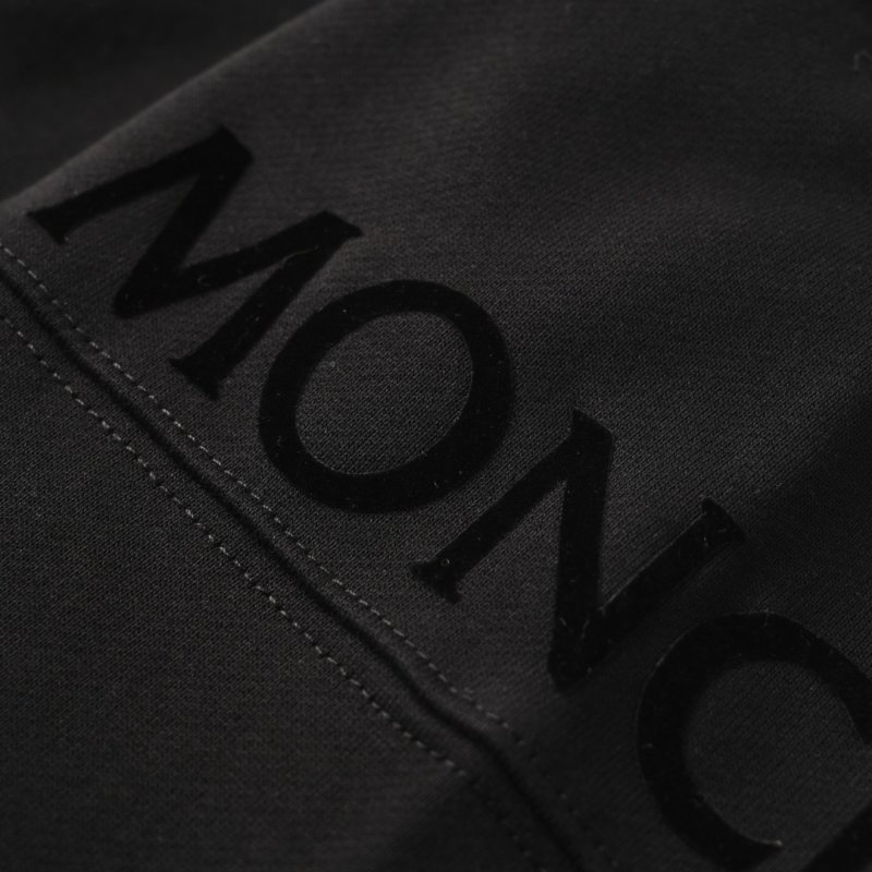 Moncler Black Zip-Up Fleece Jacket view