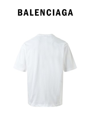 Balenciaga Dinosaur Graphic White T-Shirt view 4