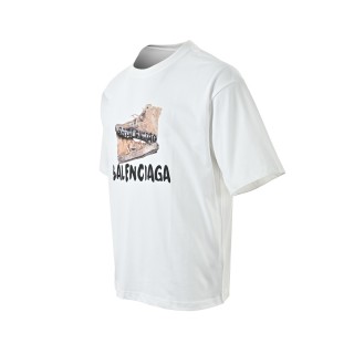 Balenciaga Dinosaur Graphic White T-Shirt view 7