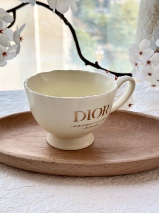 Dior Ceramic Coffee Cup - Cream