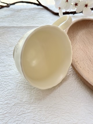 Dior Ceramic Coffee Cup - Cream view 5