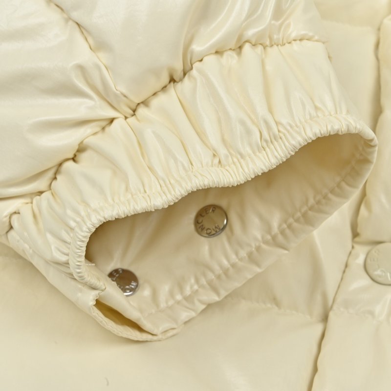 Moncler Cream Puffer Down Jacket view
