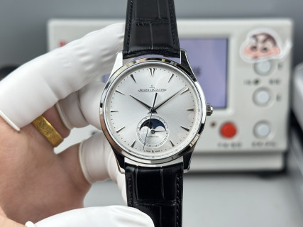 Jaeger-LeCoultre Master Moon Phase Silver Dial Men's Watch