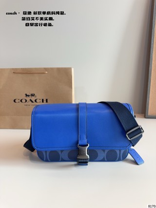 Coach Track Camera Bag Royal Blue