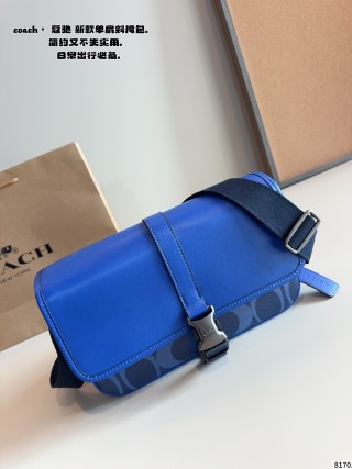 Coach Track Camera Bag Royal Blue view 2