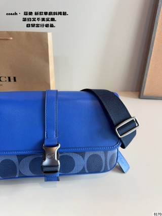 Coach Track Camera Bag Royal Blue view 3