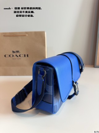 Coach Track Camera Bag Royal Blue view 4
