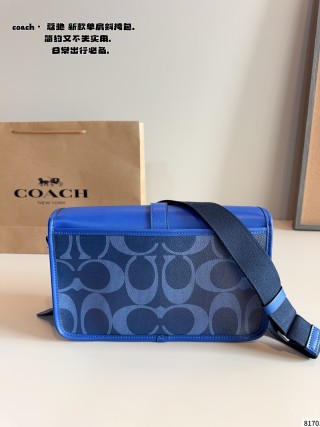 Coach Track Camera Bag Royal Blue view 5