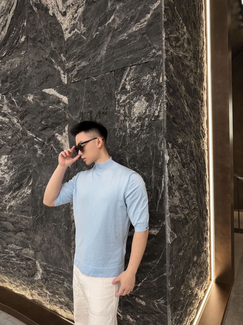 Prada Light Blue Short Sleeve T-Shirt view